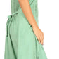 Sakkas Lila Women's Midi Sleeveless Floral Boho Casual Rayon Dress Adjustable
