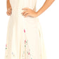 Sakkas Lila Women's Midi Sleeveless Floral Boho Casual Rayon Dress Adjustable