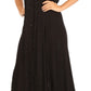 Sakkas Diana Women's Maxi Sleeveless Stonewashed Long Boho Casual Dress Rayon
