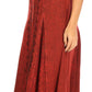 Sakkas Diana Women's Maxi Sleeveless Stonewashed Long Boho Casual Dress Rayon