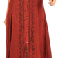Sakkas Diana Women's Maxi Sleeveless Stonewashed Long Boho Casual Dress Rayon