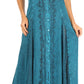 Sakkas Diana Women's Maxi Sleeveless Stonewashed Long Boho Casual Dress Rayon