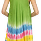 Sakkas Stripe Tie Dye Tank Sheath Dress / Cover Up