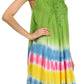 Sakkas Stripe Tie Dye Tank Sheath Dress / Cover Up