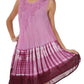 Sakkas Stripe Tie Dye Tank Sheath Dress / Cover Up