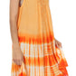 Sakkas Stripe Tie Dye Tank Sheath Dress / Cover Up