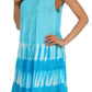 Sakkas Stripe Tie Dye Tank Sheath Dress / Cover Up