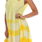 Sakkas Stripe Tie Dye Tank Sheath Dress / Cover Up