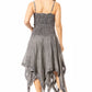 Sakkas Ella Smocked Bodice Spaghetti Strap Double Layered Dress