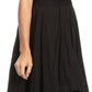 Sakkas Ella Smocked Bodice Spaghetti Strap Double Layered Dress