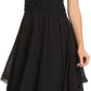 Sakkas Ella Smocked Bodice Spaghetti Strap Double Layered Dress