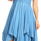 Sakkas Ella Smocked Bodice Spaghetti Strap Double Layered Dress