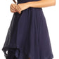 Sakkas Ella Smocked Bodice Spaghetti Strap Double Layered Dress