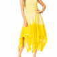 Sakkas Ella Smocked Bodice Spaghetti Strap Double Layered Dress