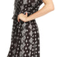 Sakkas Denika - Vestido midi de verano con estampado azteca y cuello en V