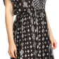 Sakkas Denika - Vestido midi de verano con estampado azteca y cuello en V