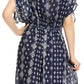 Sakkas Denika - Vestido midi de verano con estampado azteca y cuello en V