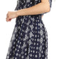 Sakkas Denika - Vestido midi de verano con estampado azteca y cuello en V