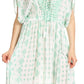 Sakkas Denika - Vestido midi de verano con estampado azteca y cuello en V