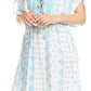 Sakkas Denika - Vestido midi de verano con estampado azteca y cuello en V