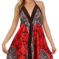 Sakkas Isis Silky Halter Dress