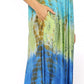Sakkas Mika Ombre Floral Caftan Dress