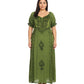 Sakkas Bridget Embroidered Renaissance Dress