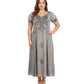 Sakkas Bridget Embroidered Renaissance Dress