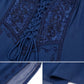 Sakkas Bridget Embroidered Renaissance Dress