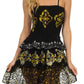 Sakkas Raji Batik Hem Tunic Short Dress