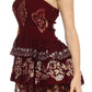 Sakkas Raji Batik Hem Tunic Short Dress