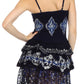 Sakkas Raji Batik Hem Tunic Short Dress