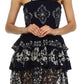 Sakkas Raji Batik Hem Tunic Short Dress