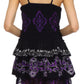 Sakkas Raji Batik Hem Tunic Short Dress