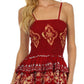 Sakkas Raji Batik Hem Tunic Short Dress