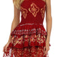Sakkas Raji Batik Hem Tunic Short Dress