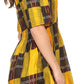 Sakkas Ife Wax African Ankara Colorful Cocktail Short Dress Off-shoulder w/pockets