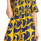 Sakkas Ife Wax African Ankara Colorful Cocktail Short Dress Off-shoulder w/pockets