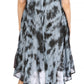 Sakkas Butterfly Tie Dye Tank Sheath Caftan Mid Length Dress