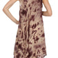 Sakkas Butterfly Tie Dye Tank Sheath Caftan Mid Length Dress