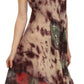 Sakkas Butterfly Tie Dye Tank Sheath Caftan Mid Length Dress