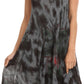 Sakkas Butterfly Tie Dye Tank Sheath Caftan Mid Length Dress