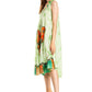 Sakkas Butterfly Tie Dye Tank Sheath Caftan Mid Length Dress