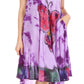 Sakkas Butterfly Tie Dye Tank Sheath Caftan Mid Length Dress