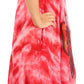 Sakkas Butterfly Tie Dye Tank Sheath Caftan Mid Length Dress