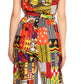 Sakkas Lelisa Ruffle Off-shoulder Long Jumpsuit w/pockets Wax African Ankara Dutch
