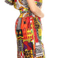 Sakkas Lelisa Ruffle Off-shoulder Long Jumpsuit w/pockets Wax African Ankara Dutch