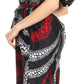 Sakkas Lelisa Ruffle Off-shoulder Long Jumpsuit w/pockets Wax African Ankara Dutch