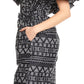 Sakkas Lelisa Ruffle Off-shoulder Long Jumpsuit w/pockets Wax African Ankara Dutch