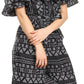 Sakkas Lelisa Ruffle Off-shoulder Long Jumpsuit w/pockets Wax African Ankara Dutch